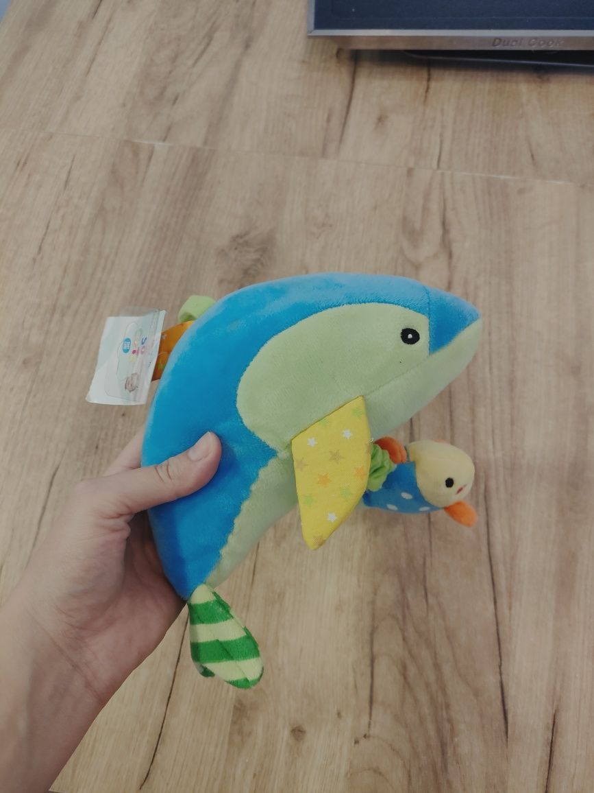 Pozytywka delfin do cute maskotka pluszak przytulanka