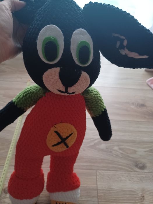 Maskotka Bing na szydełku stan idealny