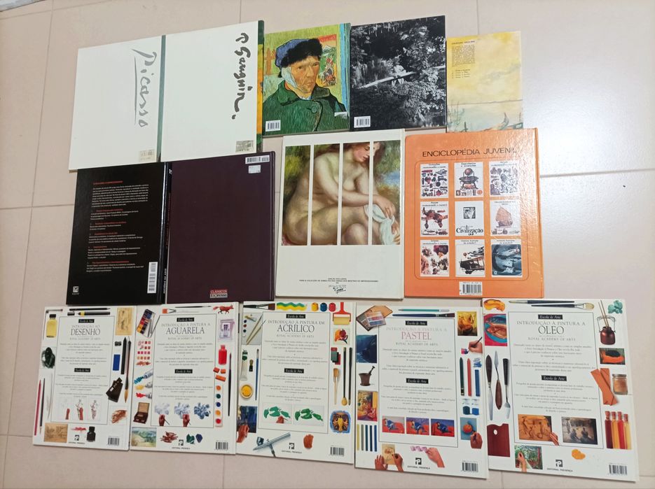 Lote de Livros sobre Arte / Pintura (Picasso / Van Gogh)