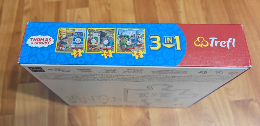 Puzzle Tomek i przyjaciele 3 in 1