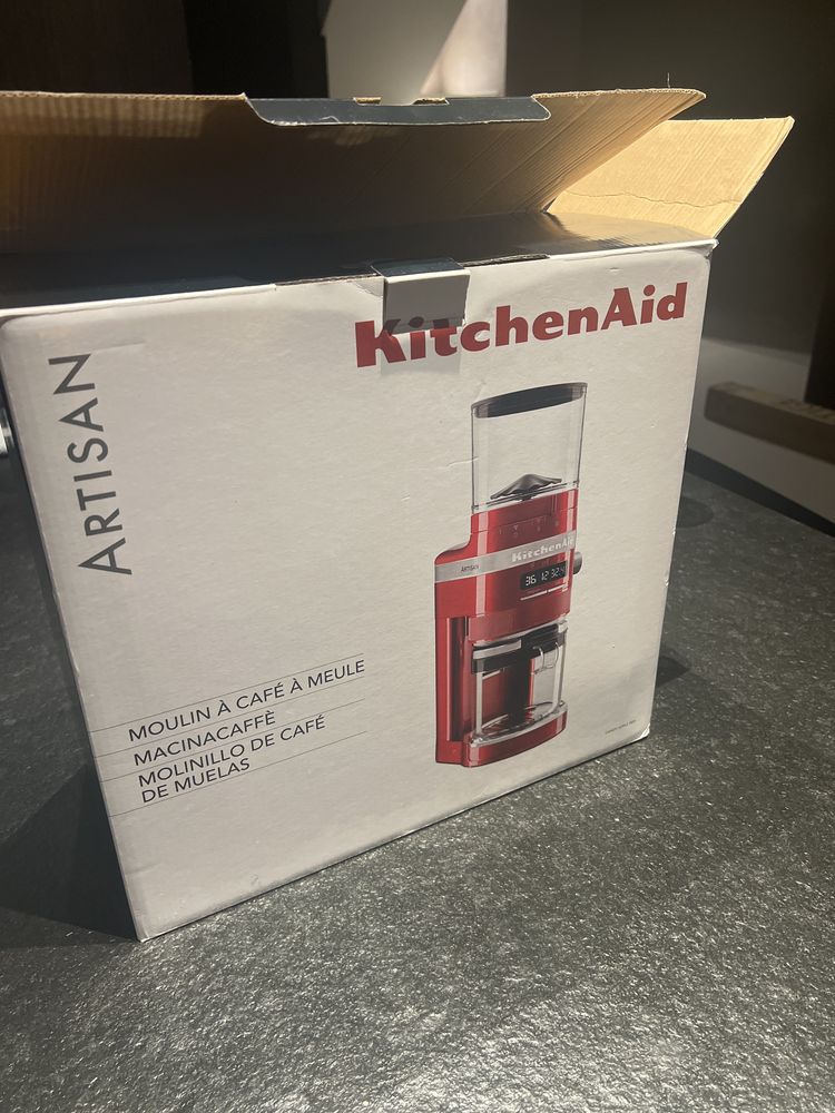 Kitchen Aid mlynek do kawy nowy czerwony