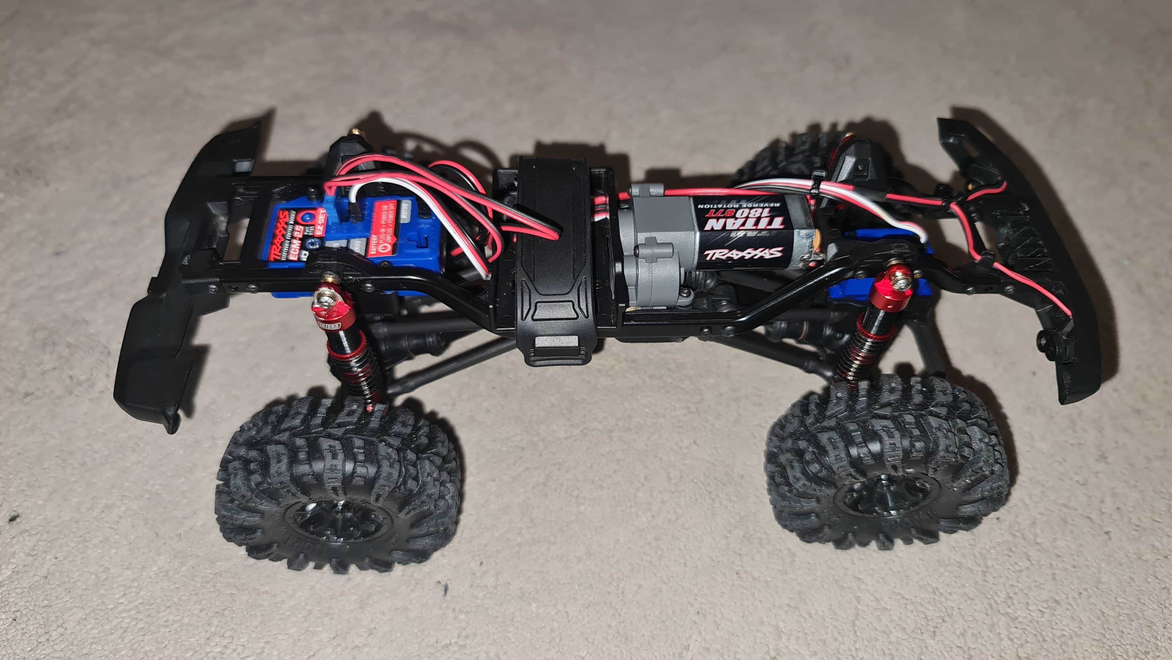 Traxxas TRX-4M Bronco z ulepszeniami, oryginalnym opakowaniem.