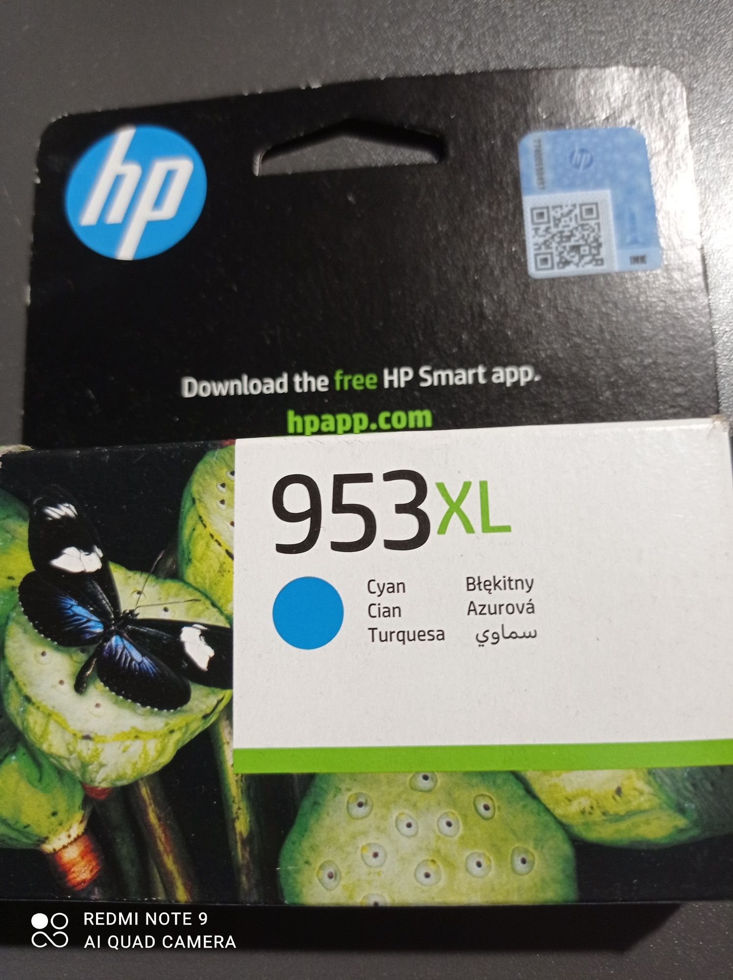 Hp 953 XL niebieski