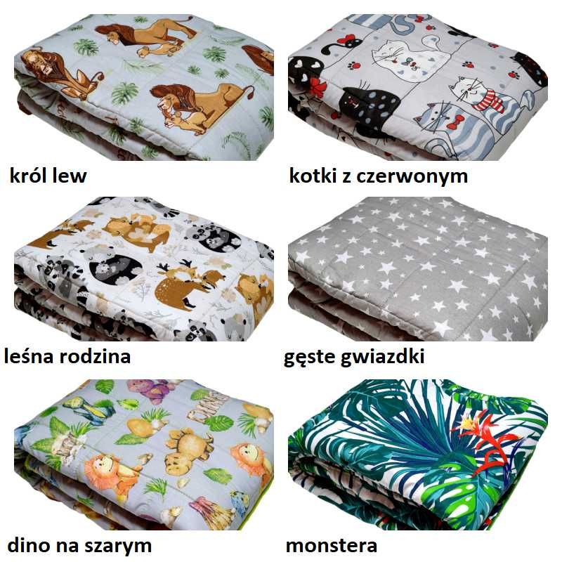 Kołdra obciążeniowa Terapeutyczna 75x100 wzory
