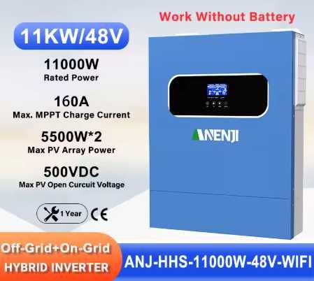 в Наявності 1шт Гібридний інвертор ANENJI 11KWt/Easun 11kWt/Jsd Solar