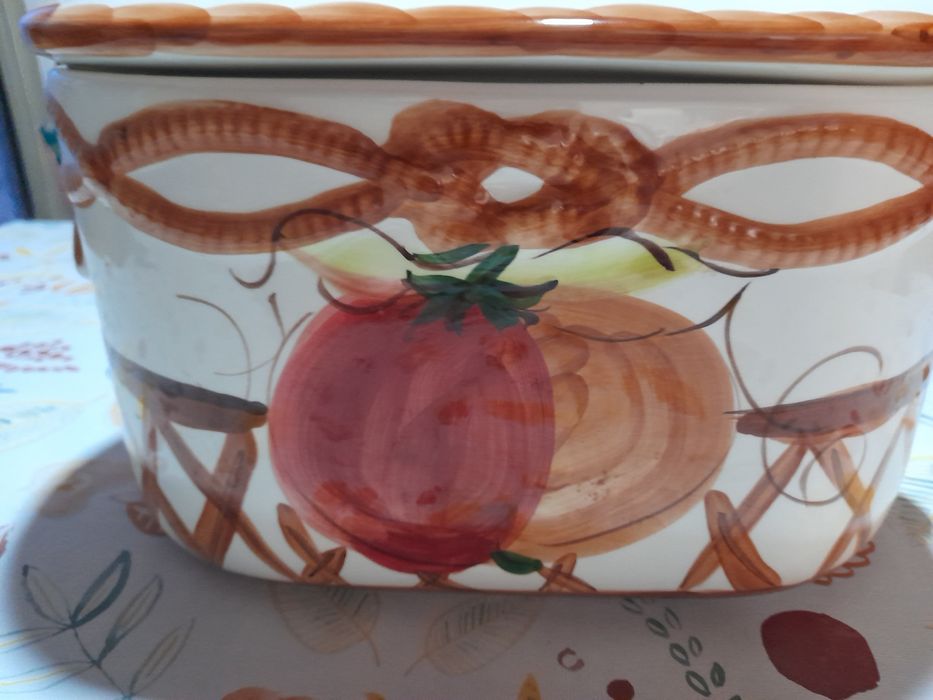 Caixa pão  porcelana