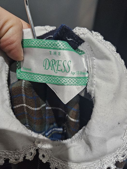 Śliczna sukienka vintage rozmiar 12-18 miesięcy/80-86cm.