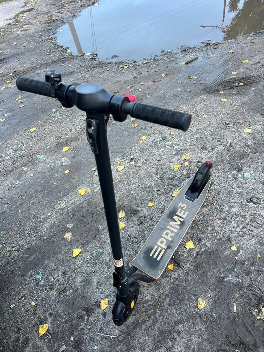Електросамокат prime3, мощность 0,25 кВт, макс скорость 25 км/ч