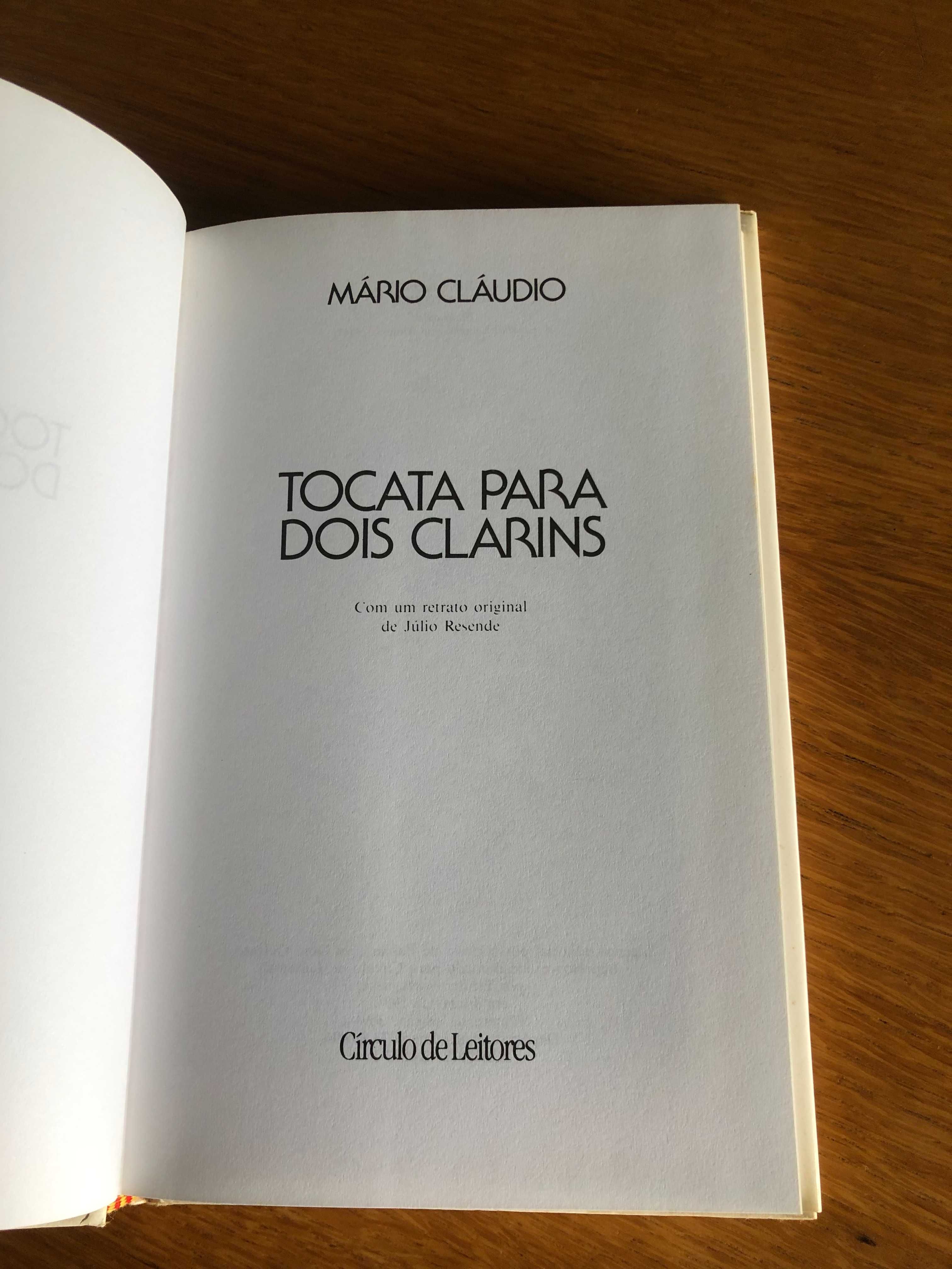 TOCATA PARA DOIS CLARINS     Mário Cláudio   portes grátis
