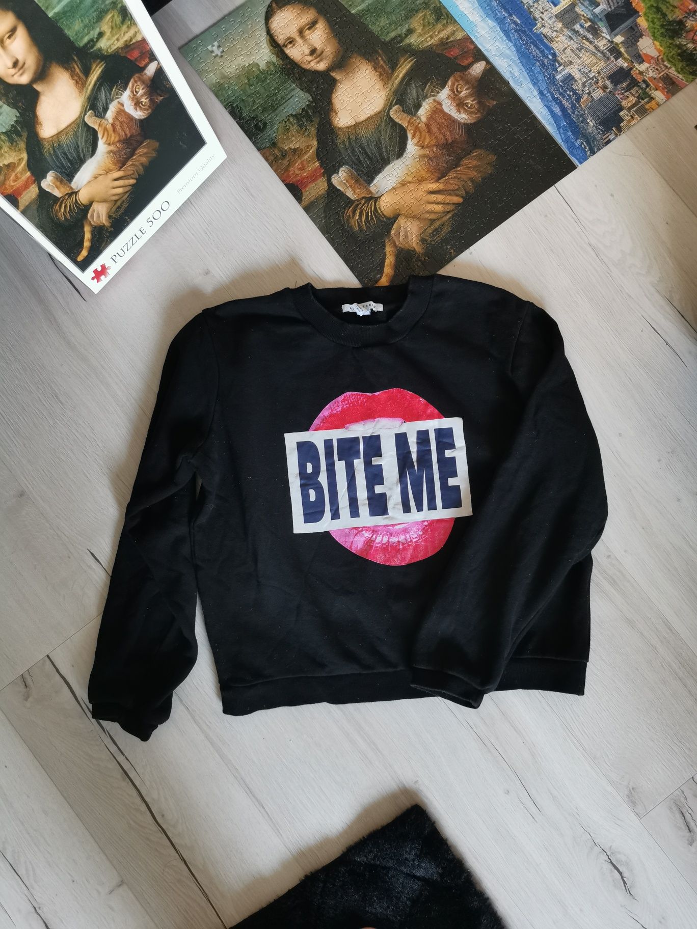 Bluza bite me czarna