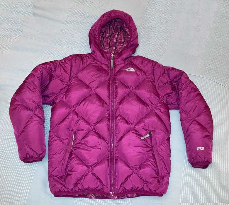 TNF THE NORTH FACE - kurtka puchowa dwustronna - rozm. 160-165 cm