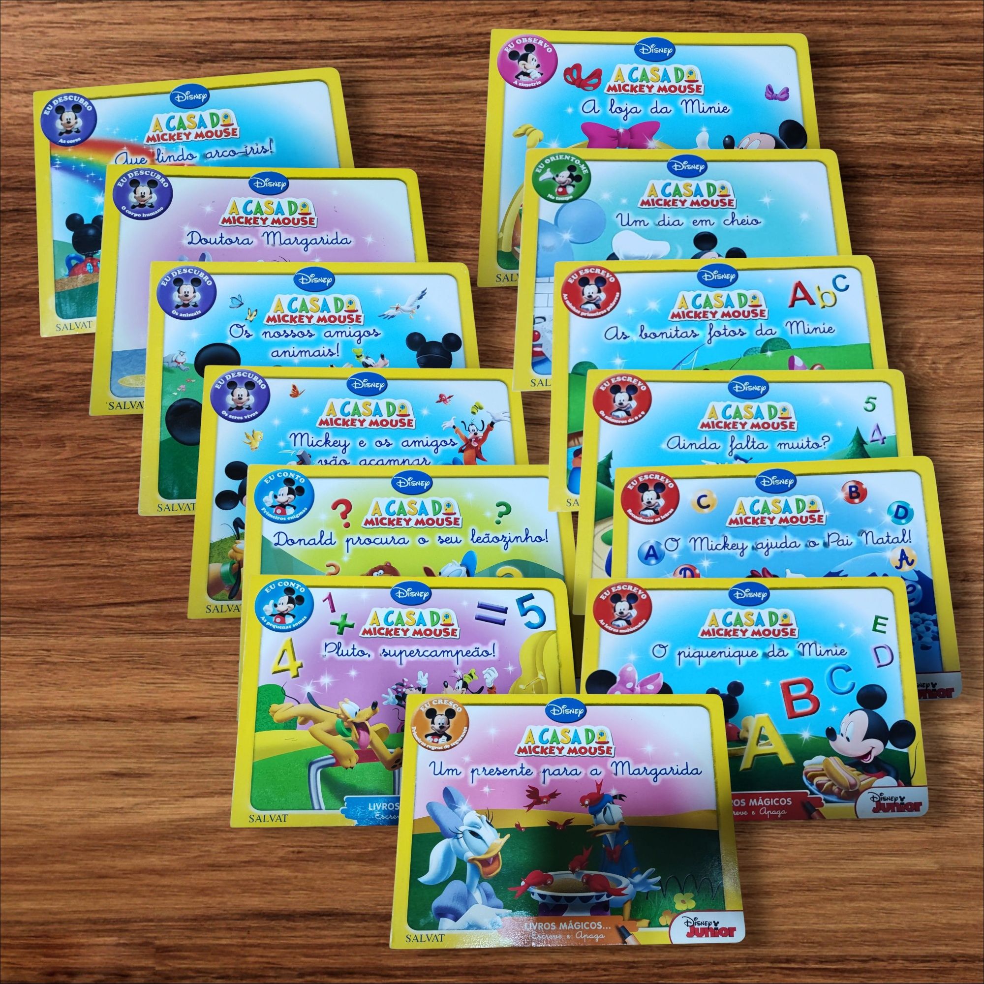 Conjunto de Livros Salvat " A Casa do Mickey Mouse "