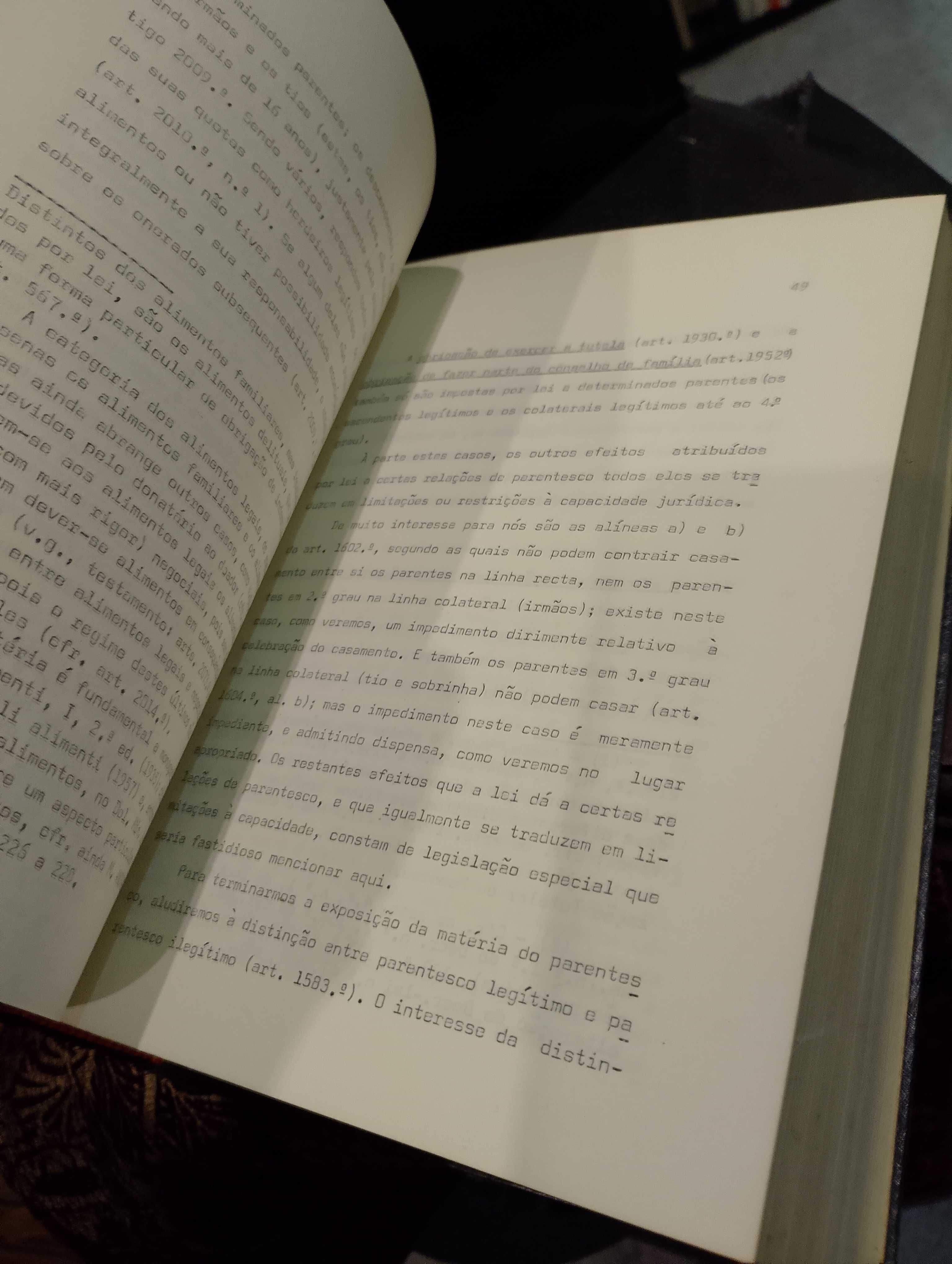 Curso de Direito de Família (Tomo 1º e 2º)- Francisco Manuel P. Coelho