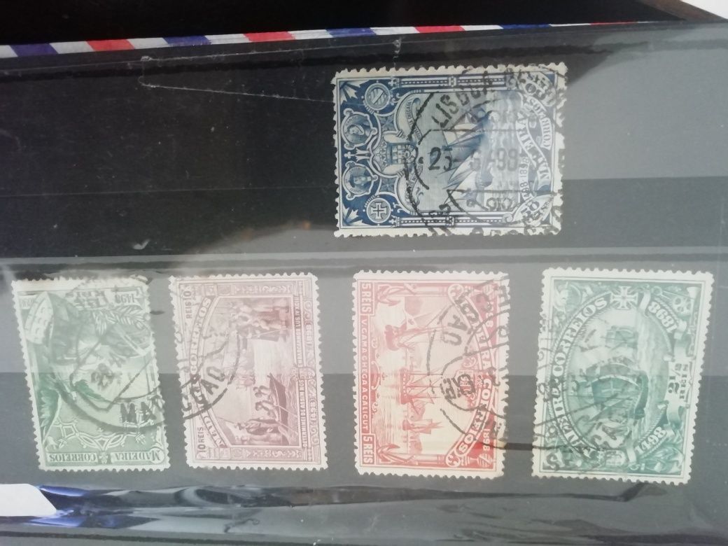 Vários selos portugueses e outros