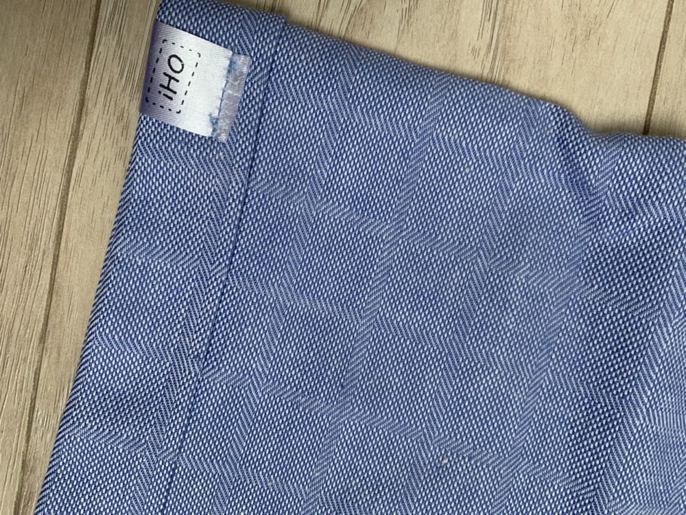 Spodnie spodenki szorty handmade len ala jeans