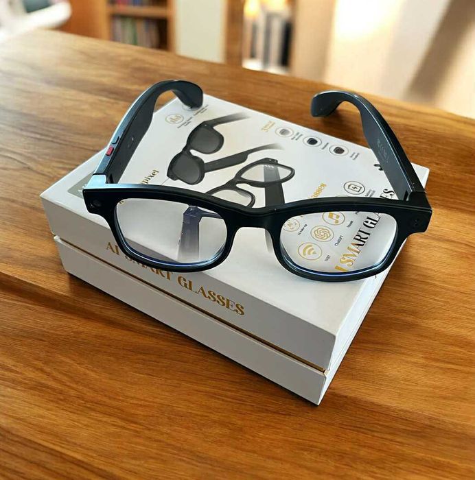 Nowe inteligentne okulary przeciwsłoneczne z Ai kamera video +nakładki