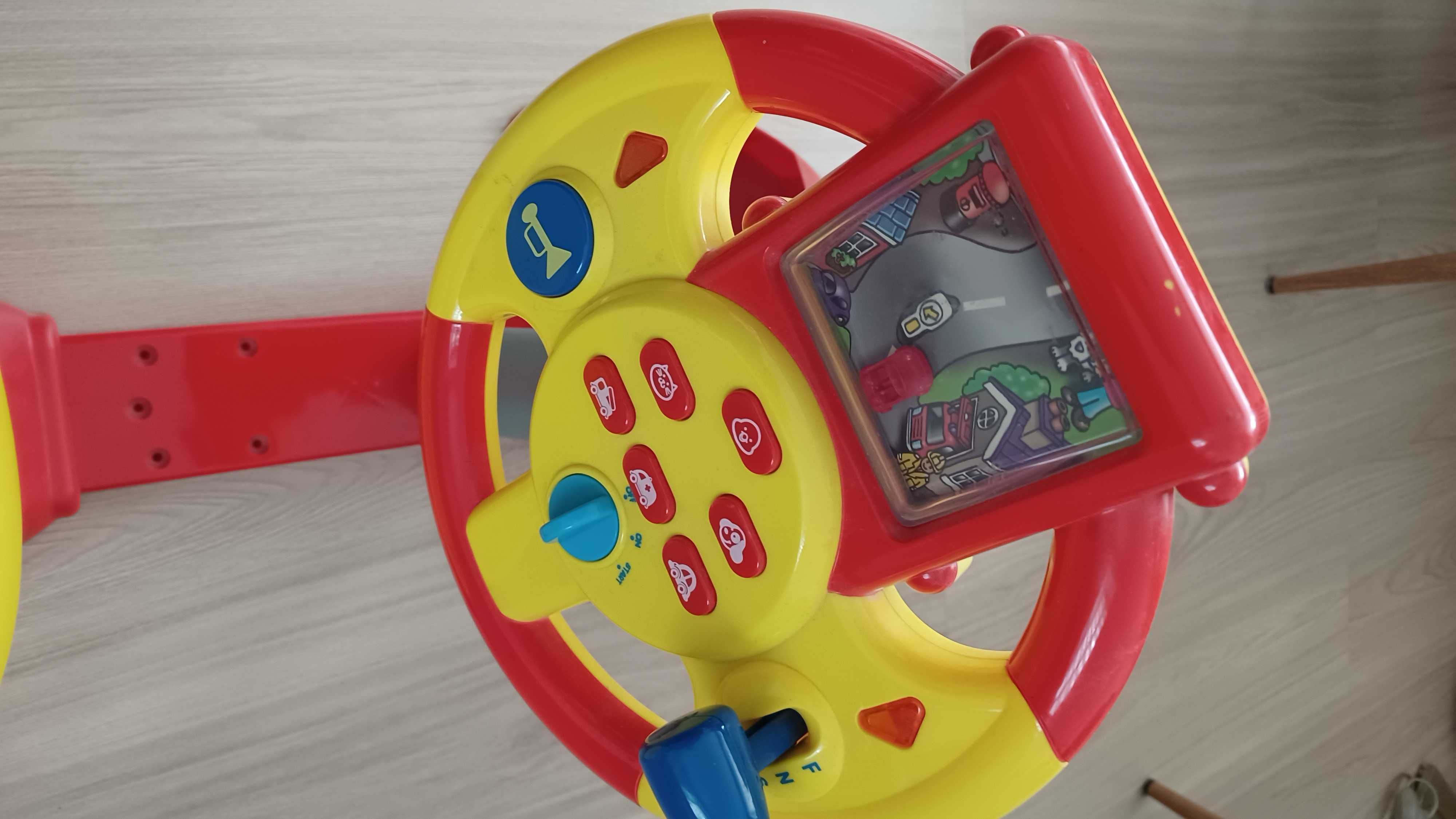 Symulator jazdy samochodem ;) na baterie +karton zestaw oryginał BDB