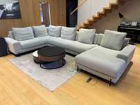 Nowoczesna Sofa narożnik Dion Salvia + stolik gratis!n (IWC-Domoteka)
