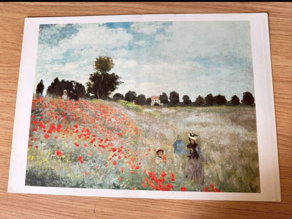 Gravura Claude Monet "As Papoilas em Argenteuil"