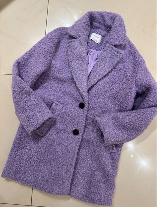 Plaszcz futerko kozuszek bershka