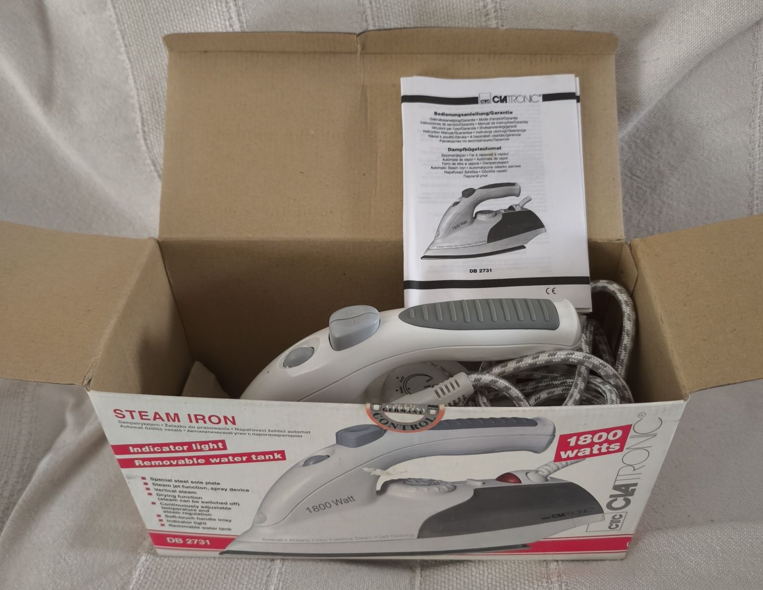 Ferro de engomar:1800w e 2300w