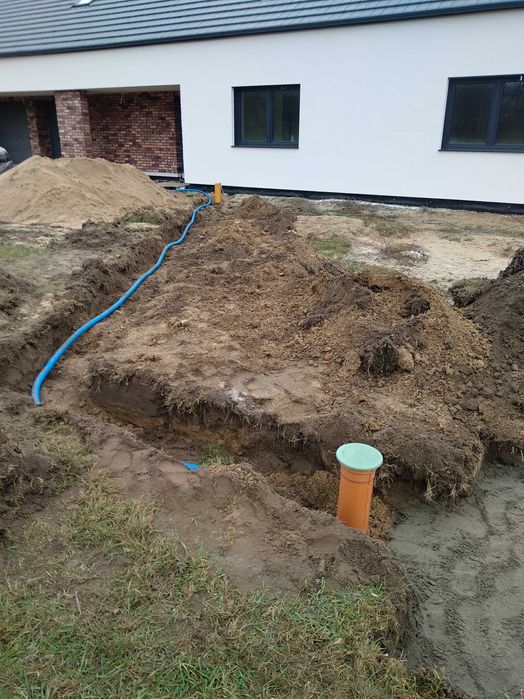 Usługi minikoparką,kucie,układanie/mycie kostki czyszczenie działek