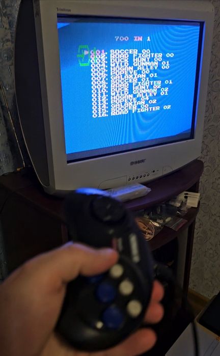 Вінтаж Ігрова Приставка Аналог NES 8-біт Зовні як Sega Повний Комплект