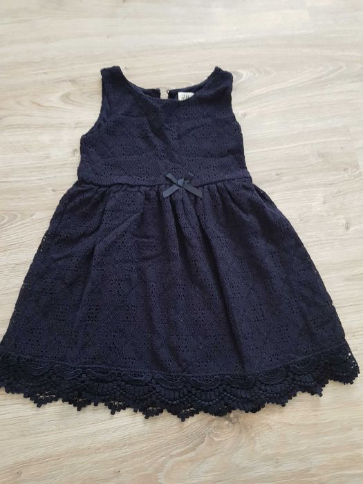 Sukienka H&M Nowa żakardowa z koronką 110 116 dla dziewczynki
