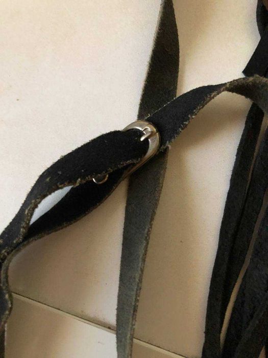 Винтажная замшевая сумка ручной работы из Перу