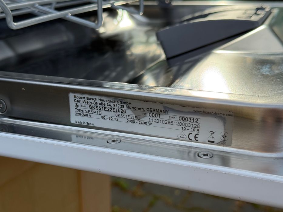 Zmywarka nablatowa na blat Bosch SKS51E32EU