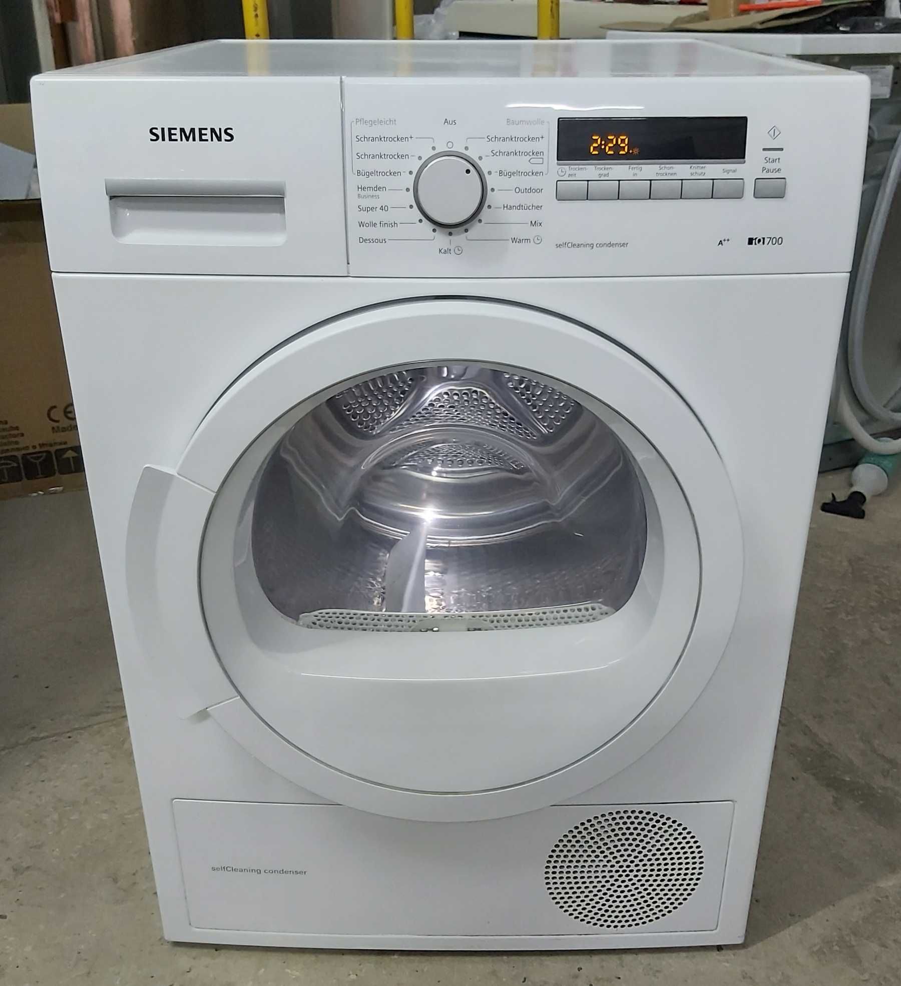 Сушильная машина б/у Сименс Siemens iQ700 WT46W261 8кг А++ Германия