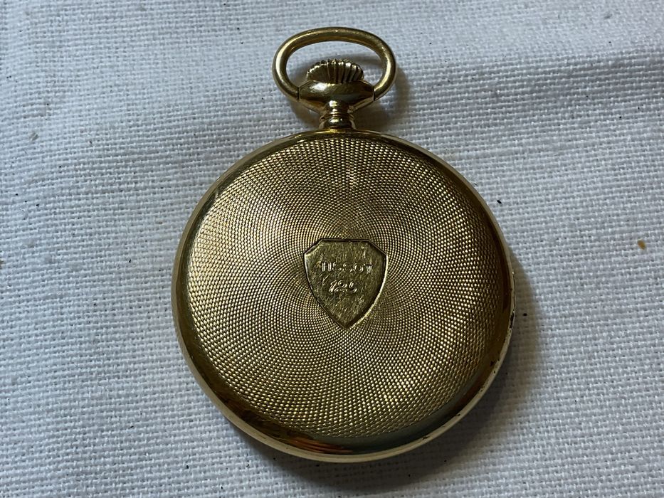 Relogio bolso Tissot quartz em ouro plaqué