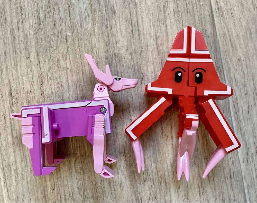 Букви трансформери Transbot zoo