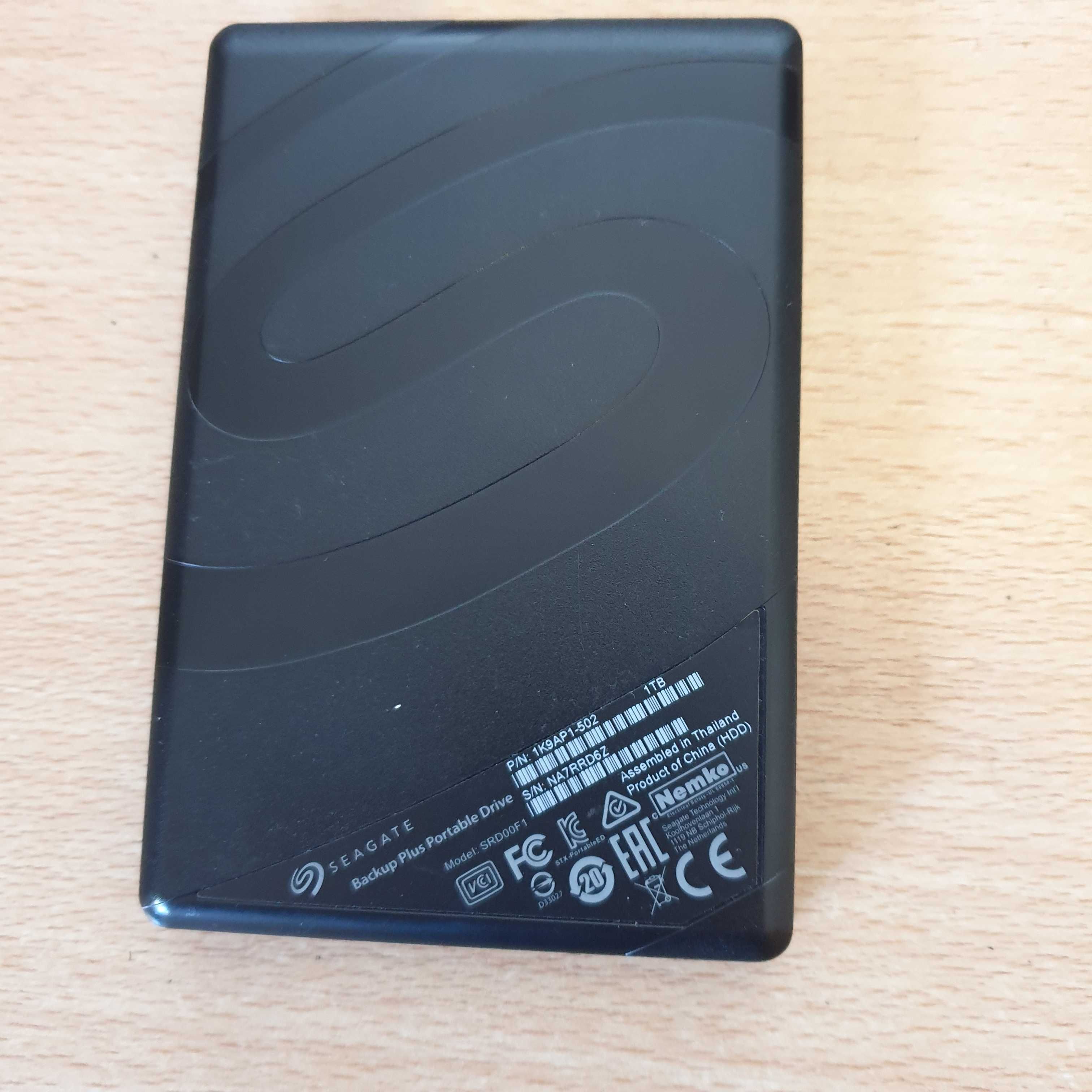 disco externo seagate 2,5" usb-c de 1tb, testado sem anomalia