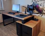 Nowoczesne biurko loftowe - Unikalny design