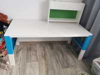Biurko Pahl Ikea niebieskie regulowane dla dziecka
