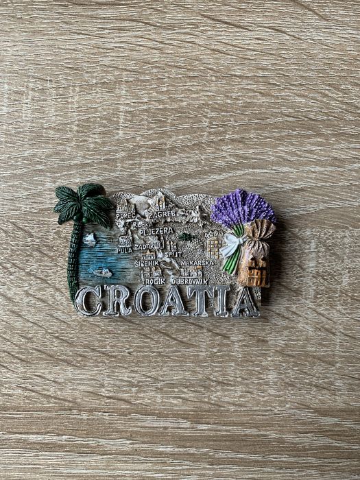 Ceramiczny magnes na lodówkę Chorwacja