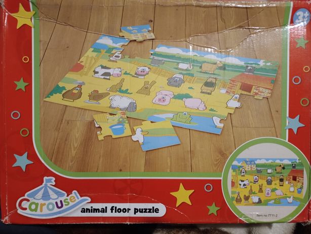 Puzzle farma  zwierzątka 3+