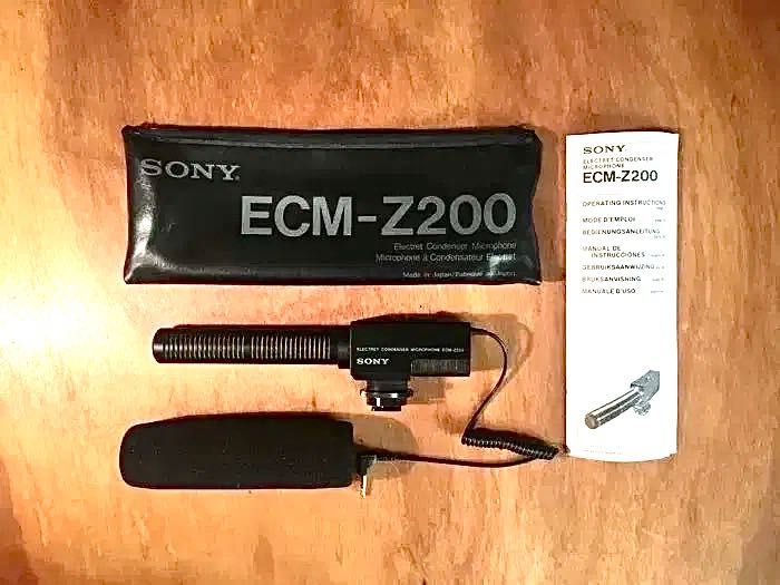 SONY ECM-200 electret condenser microphone