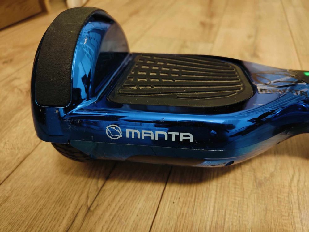 hoverboard manta niebieski +etui i ładowarka