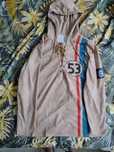Bluza z kapturem w stylu motocyklowym retro vintage  lata 70-te3xl