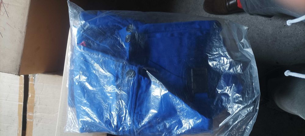 Ubranie robocze niebieskie spodnie  i bluza