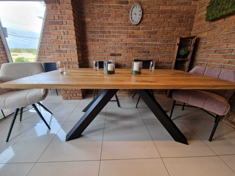 stół dębowy lity dąb 200x100 premium producent dostępny od ręki