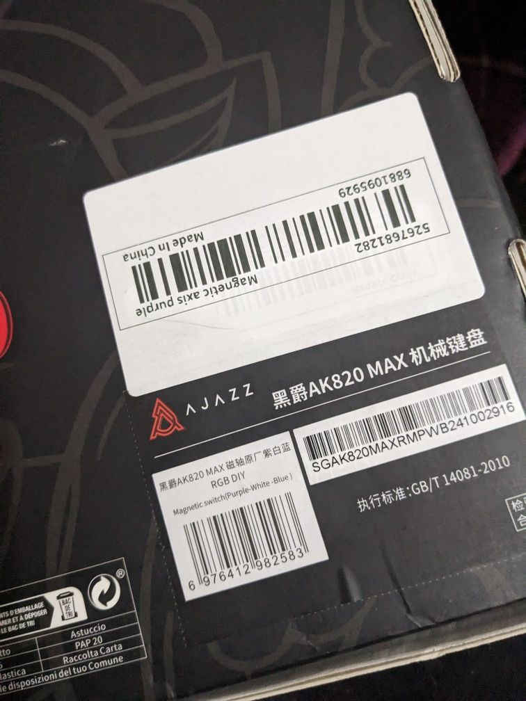 AJAZZ AK820 Wired Edition механическая клавиатура Type-C