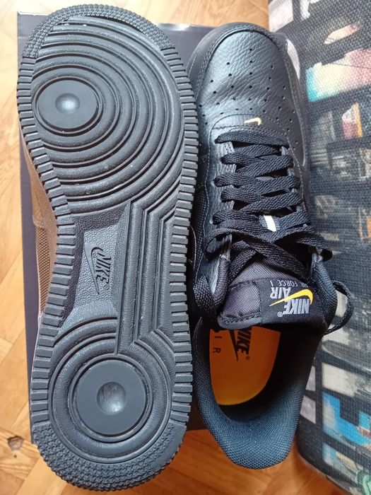 Nike air force 1 07  black -cool Gray sundial  roz 42 26,5cm  stan bdb