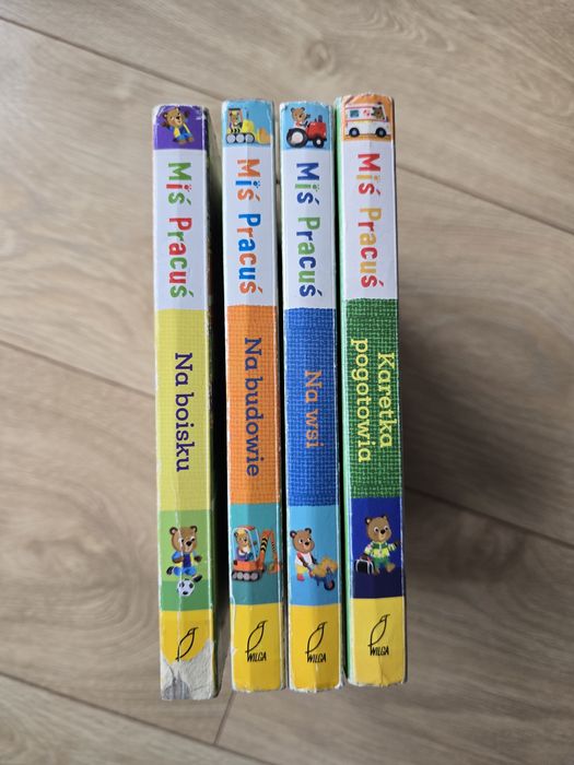 Książeczki z ruchomymi elementami Mis pracuś