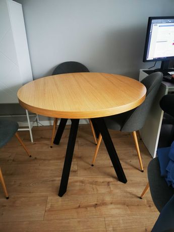 Stół okrągły 100 cm, rozkładany