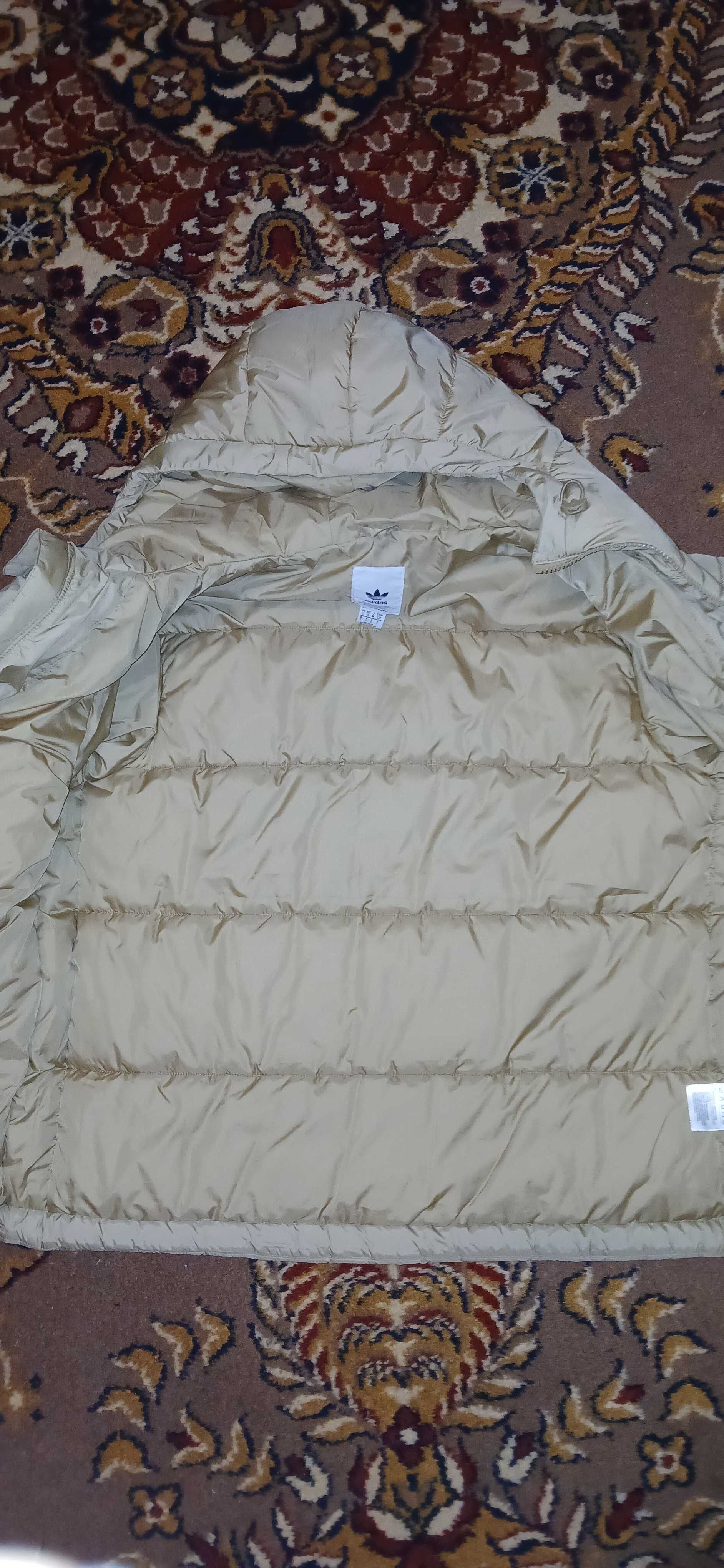 Пуховик чоловічий Adidas Padded Hooded Puffy Jacket Beige H13556