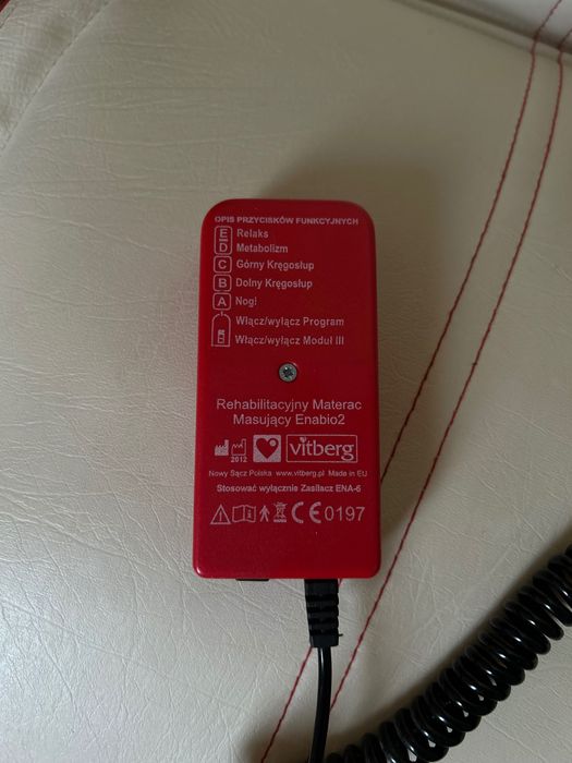 Materac rehabilitacyjny masujący Vitberg Enabio 2