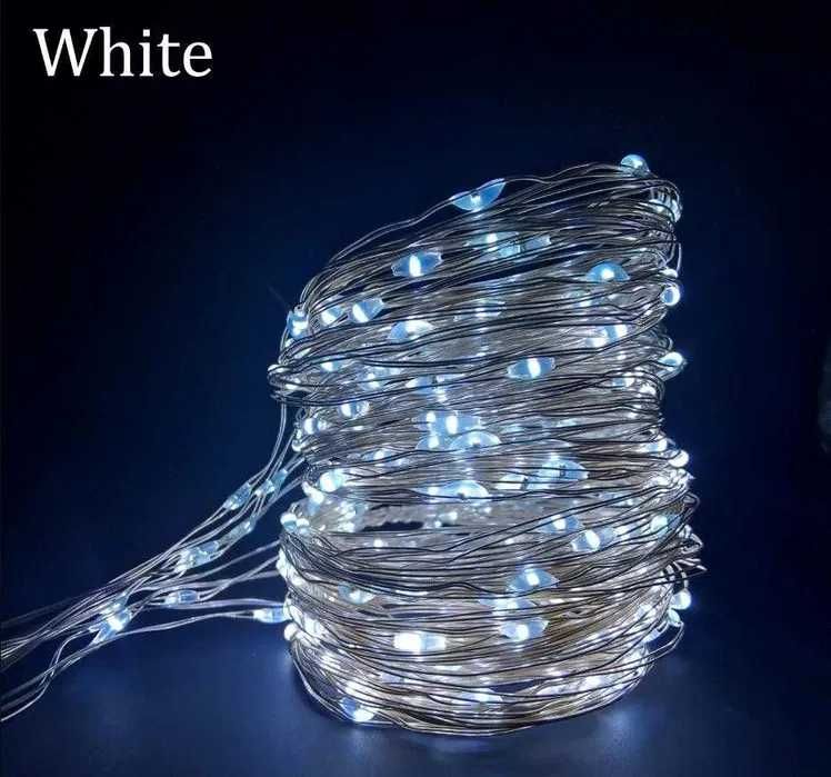 Гирлянда штора на проволоке "Капля росы" 3х2 Холодный белый 200LED